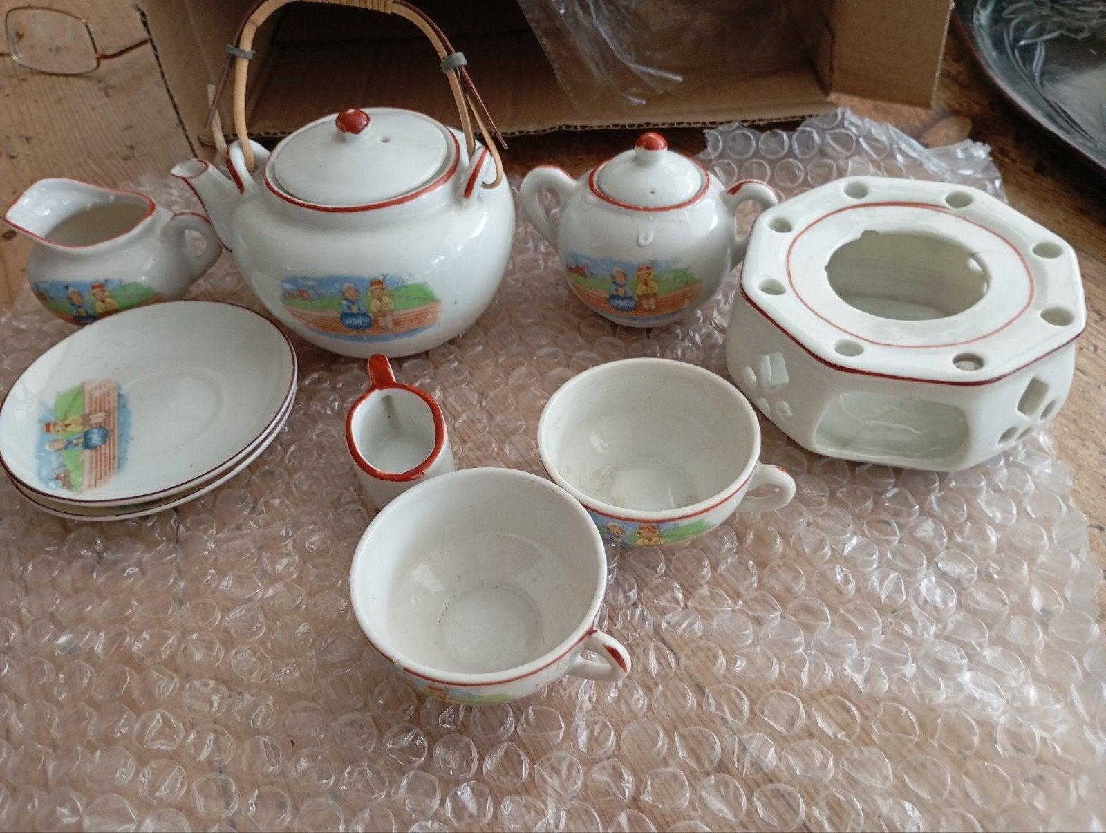 Vintage Kinderservies NL, Ophalen of Verzenden