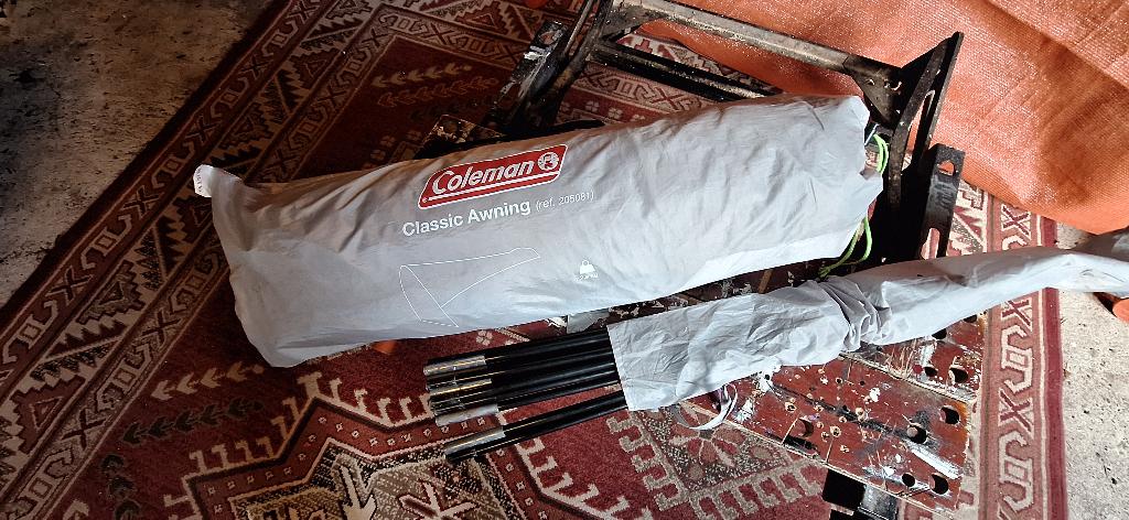 Coleman tarp, Ophalen, Zo goed als nieuw
