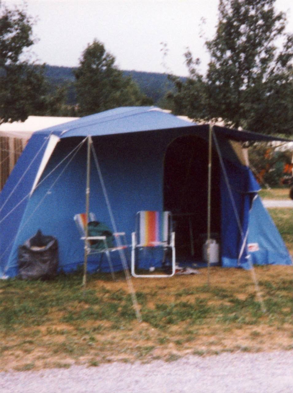 Mooie 3 persoons tent, Caravans en Kamperen, Ophalen, Gebruikt, Tot en met 3