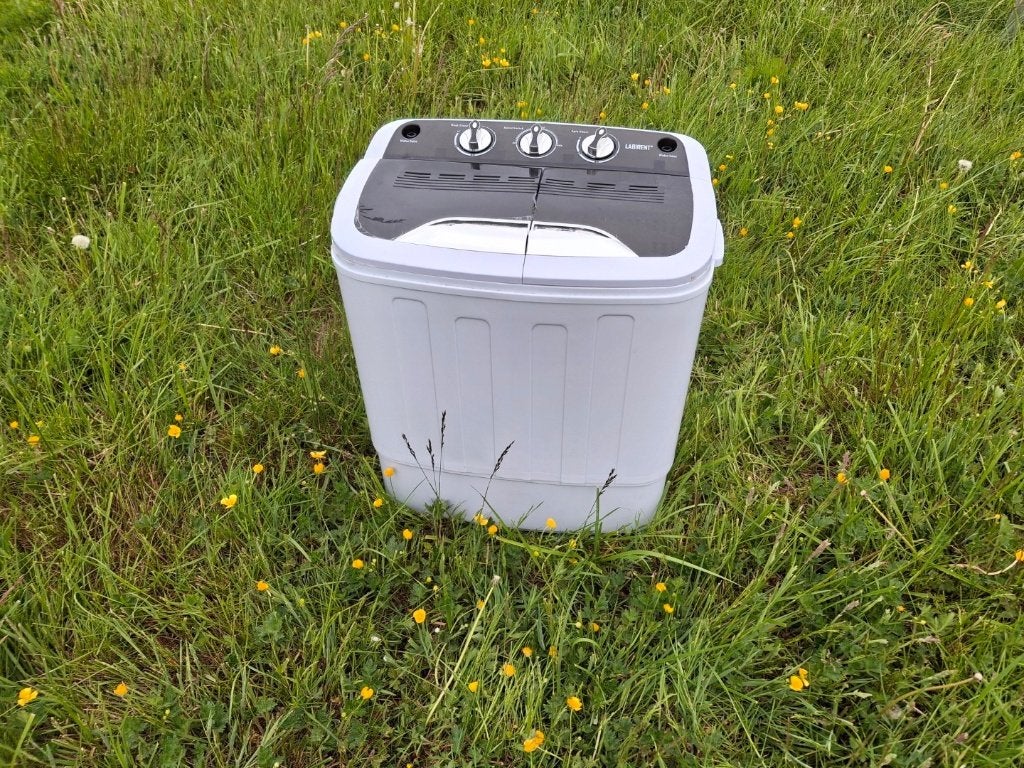 Mini Kleine Wasmachine met Dubbele Trommel camping, Witgoed en Apparatuur, Wasmachines, Minder dan 85 cm, Minder dan 4 kg, Ophalen of Verzenden