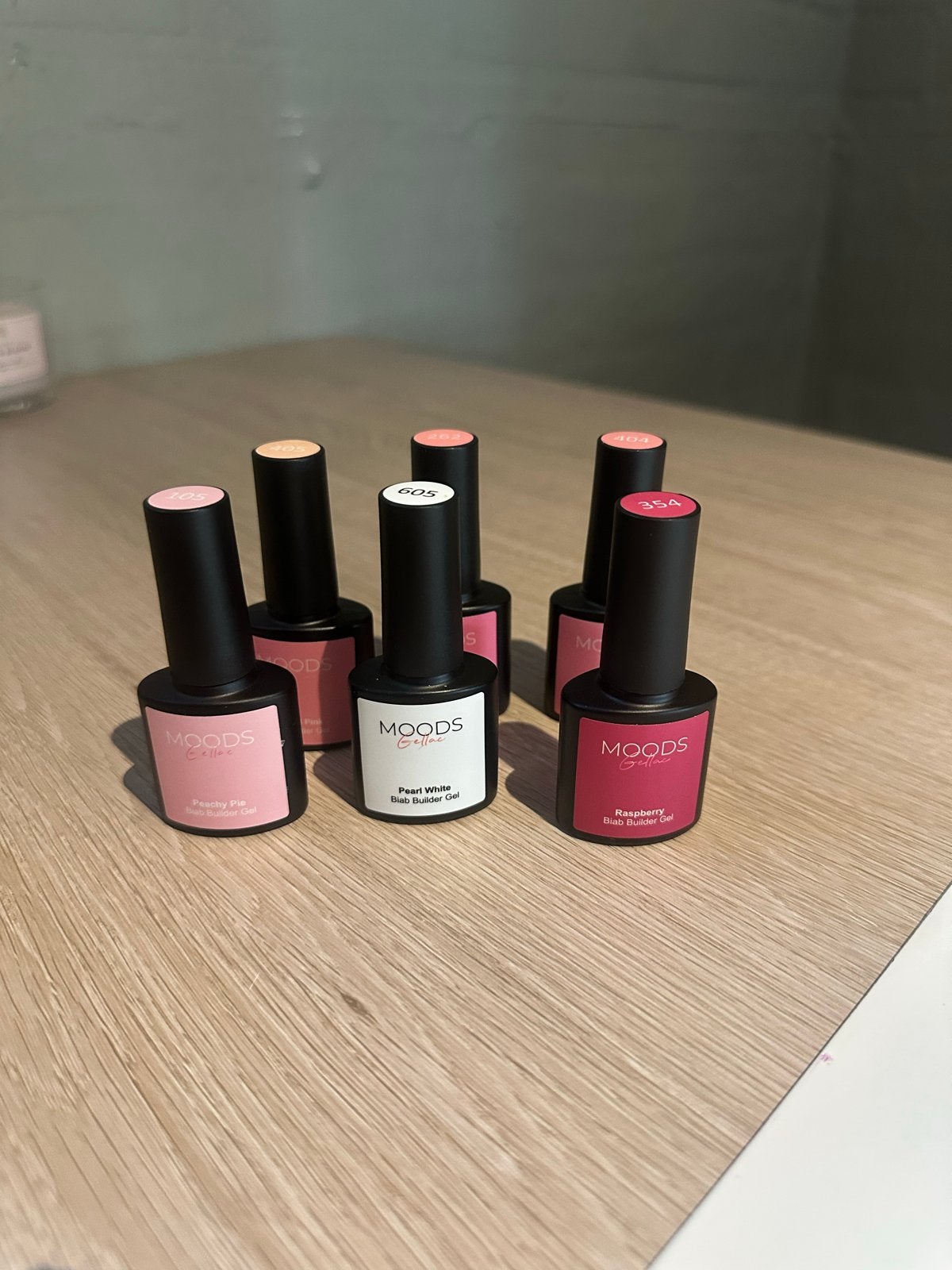 Moods biab gel nagellak set - Nieuw!, Overige kleuren, Ophalen of Verzenden, Zo goed als nieuw, Handen en Nagels