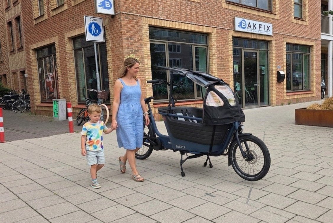 Winora Fub 2  bakfiets met Bosch Cargo line middenmotor