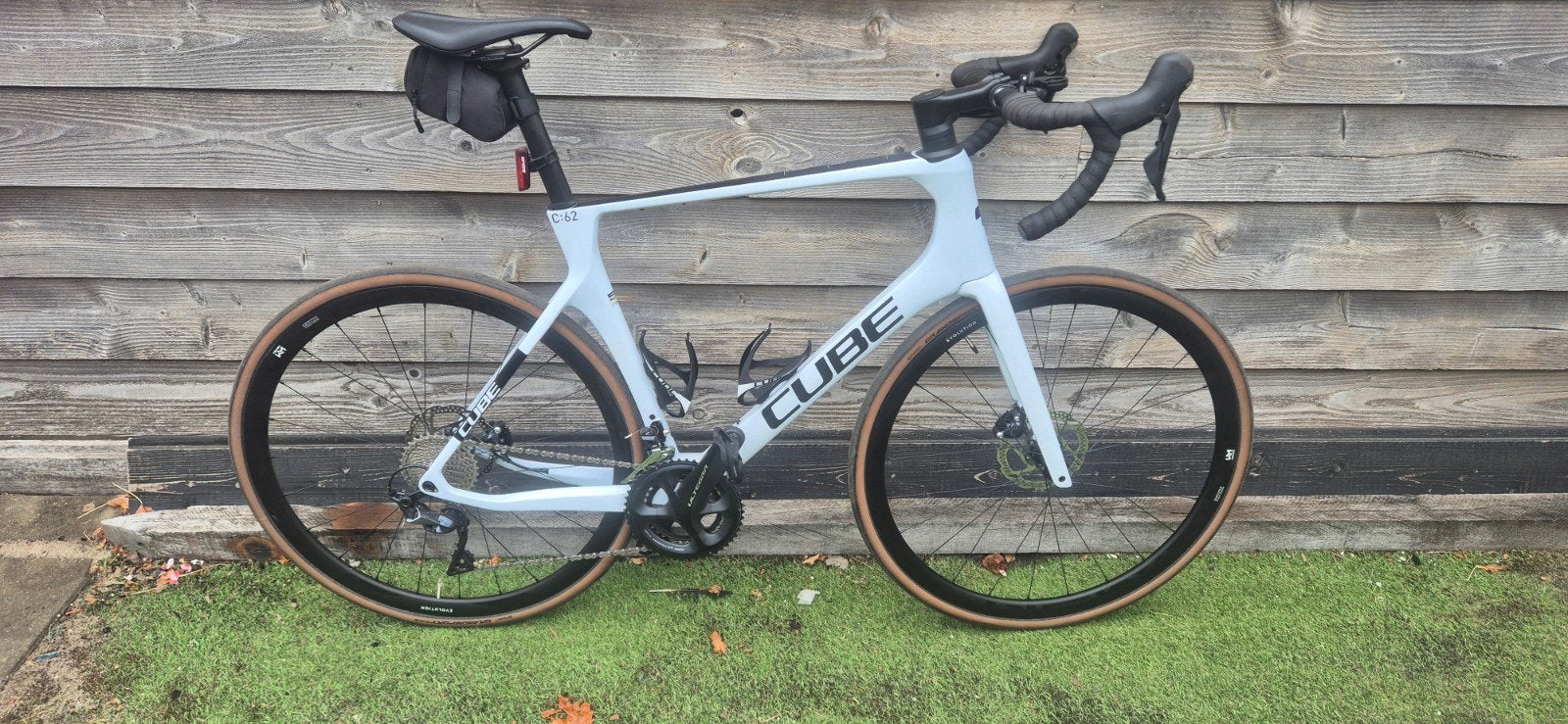 Cube Agree c62  Frame maat 60 Ultegra afgemonteerd, 28 inch, Carbon, Zo goed als nieuw, 57 tot 61 cm