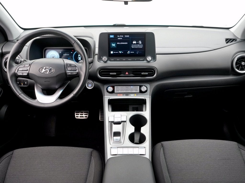 Hyundai KONA EV Comfort 39 kWh | Private lease 399 pm, Auto's, Hyundai, Automaat, Gebruikt, Zwart, Blauw
