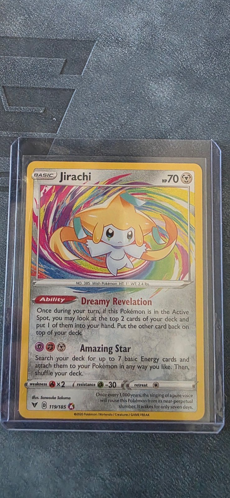 Jirachi Pokémon Kaart (119/185) - Vivid Voltage, Ophalen of Verzenden, Zo goed als nieuw, Losse kaart