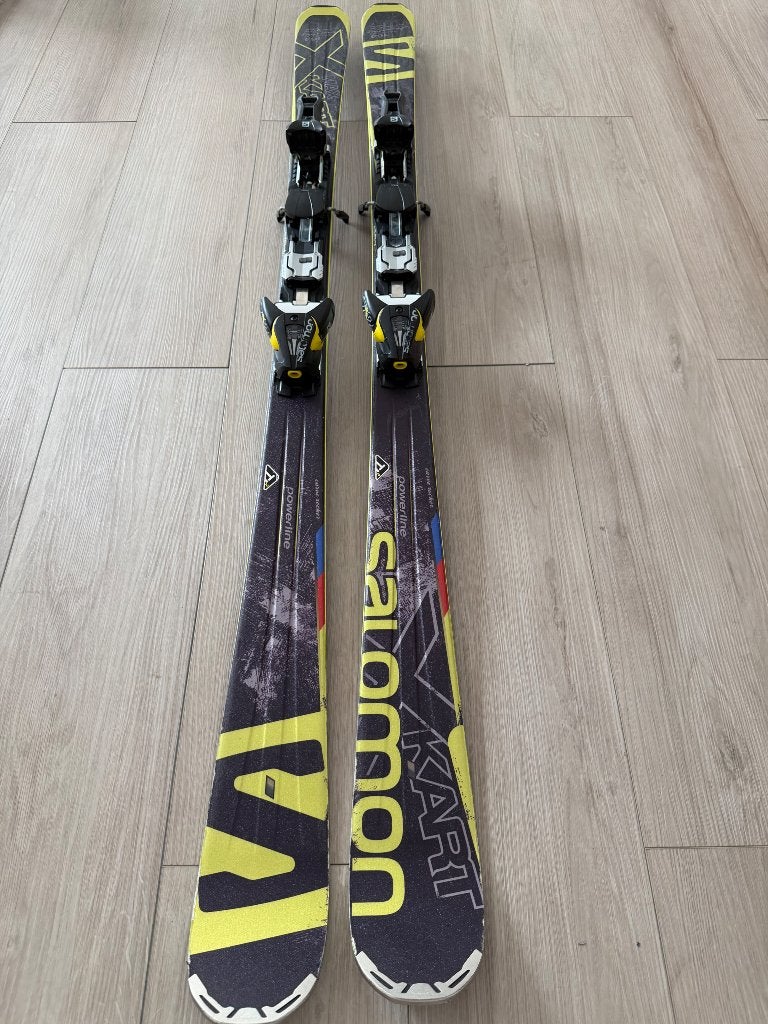 Salomon X-Kart 164 cm + bindingen, 160 tot 180 cm, Gebruikt, Carve, Skiën