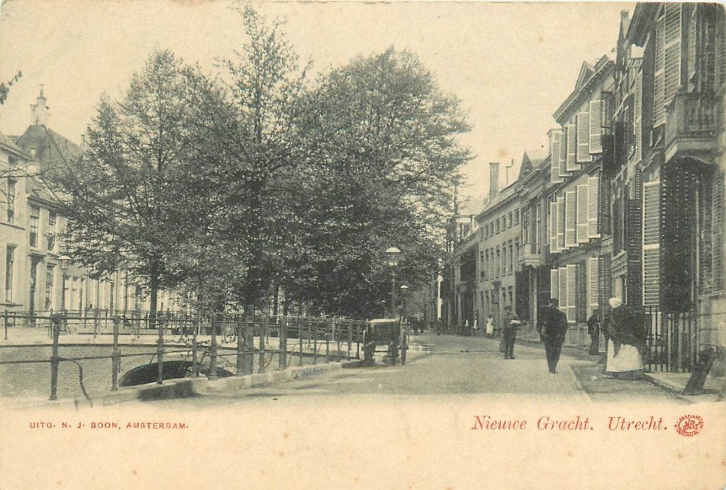 701-187-017 Utrecht Nieuwe Gracht, Ophalen of Verzenden, Voor 1920, Utrecht