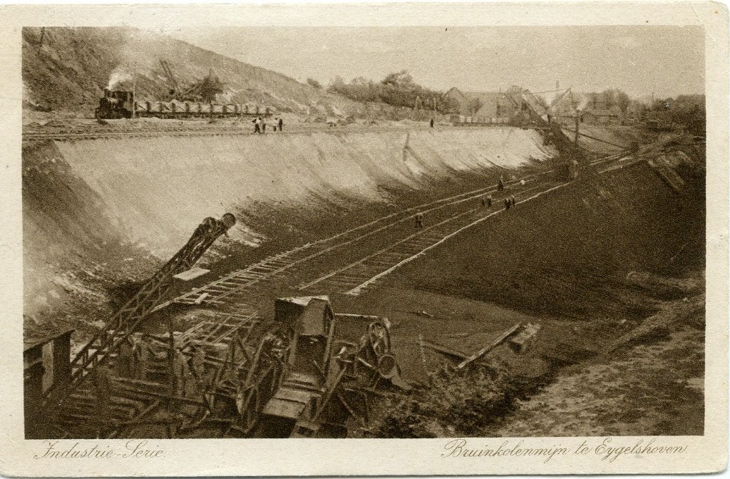 Bruinkoolgroeve Herman, Eijgelshoven stoomtrein Limburg, Verzenden, Voor 1920, Ongelopen, Limburg