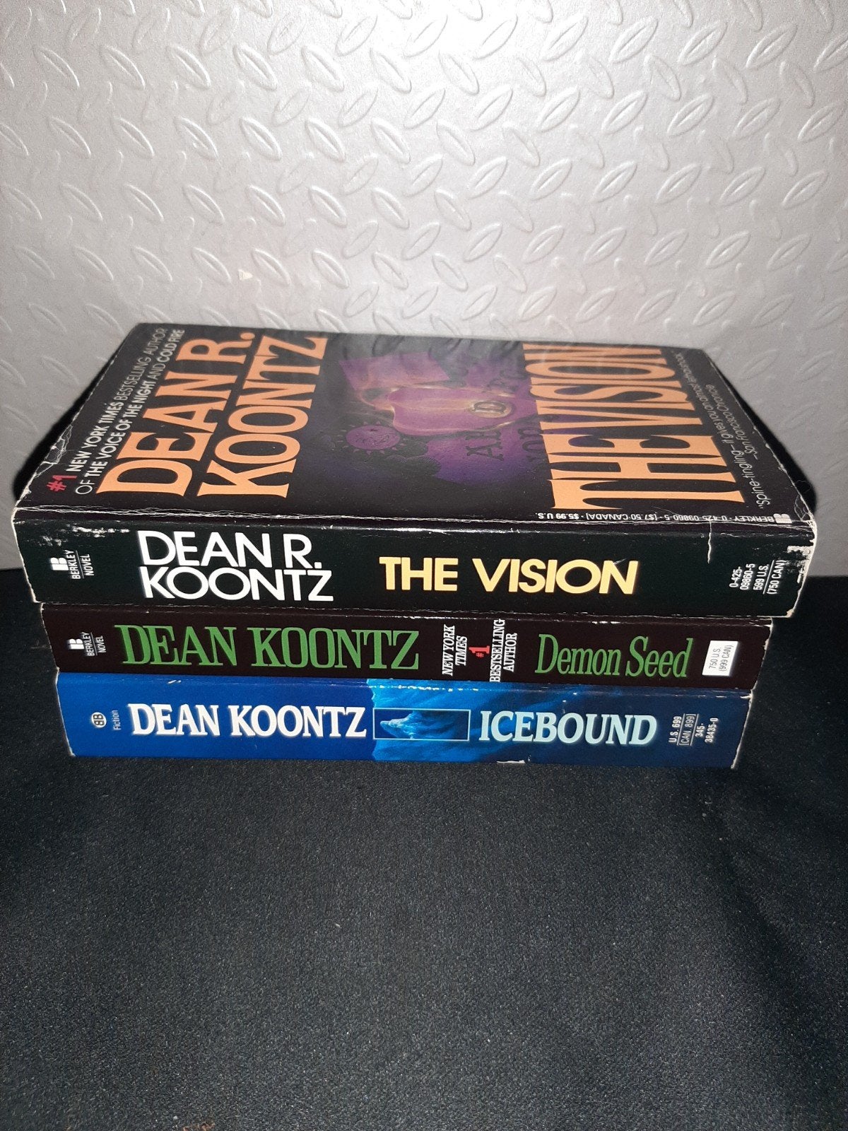 Dean Koontz Boeken: Icebound, Demon Seed, The Vision, Ophalen of Verzenden, Gelezen, Dean R. Koontz, Amerika