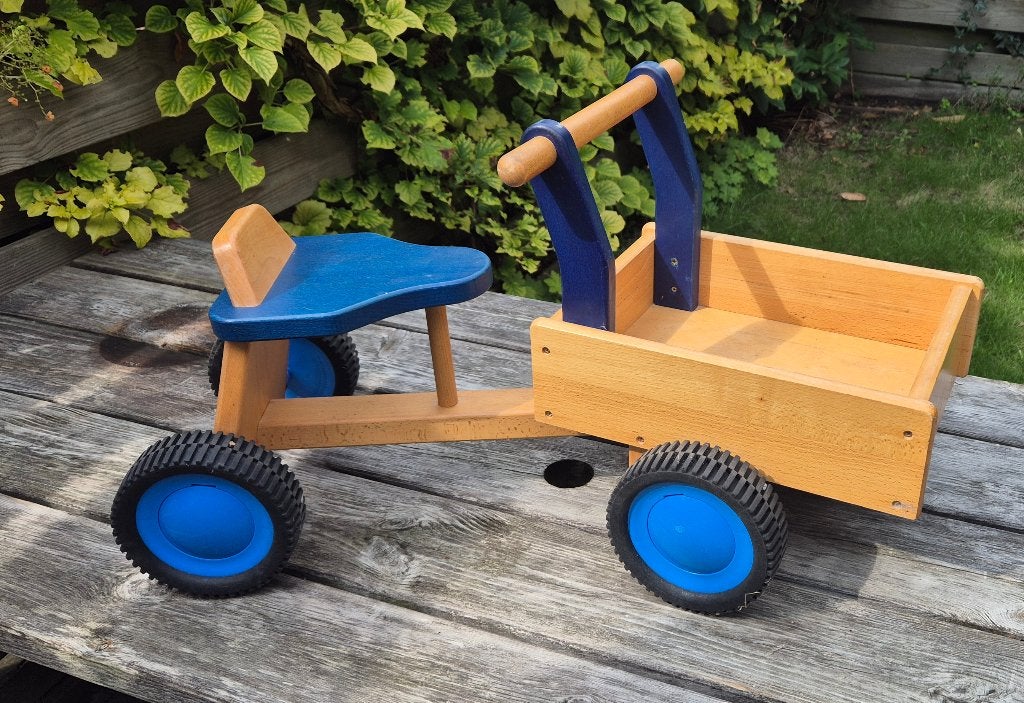 Mooie houten kinder bakfiets, Kinderen en Baby's, Ophalen, Zo goed als nieuw, Rij- of Hobbelspeelgoed