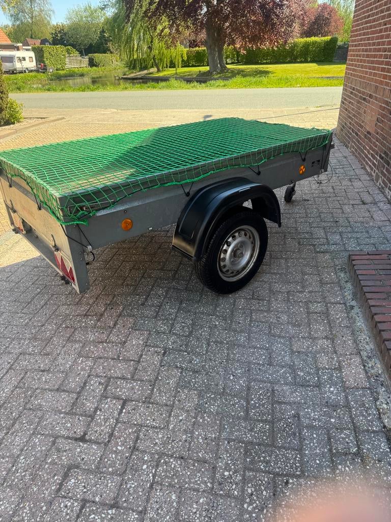 Robuuste PonGratz aanhangwagen met net, Ophalen, Gebruikt