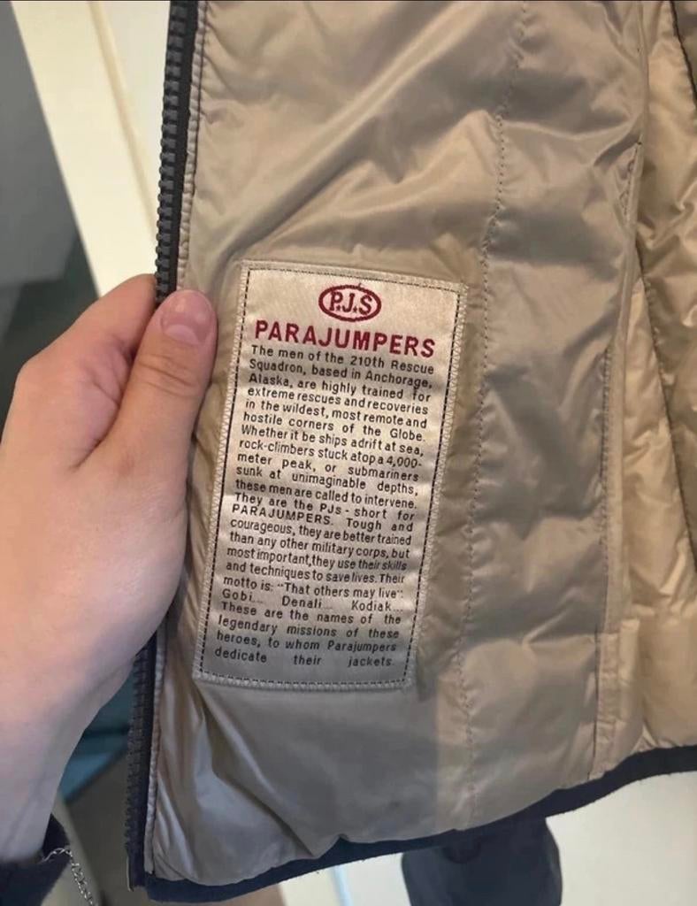 Parajumpers donsjack - Donkerblauw, Kleding | Dames, Jassen | Zomer, Gedragen, Maat 36 (S), Blauw, Ophalen of Verzenden