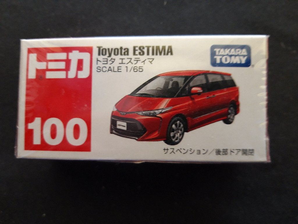 Tomica Tomy 100 , Toyota Estina red 1/65 - oudere uitgave, Ophalen of Verzenden, Nieuw, Auto