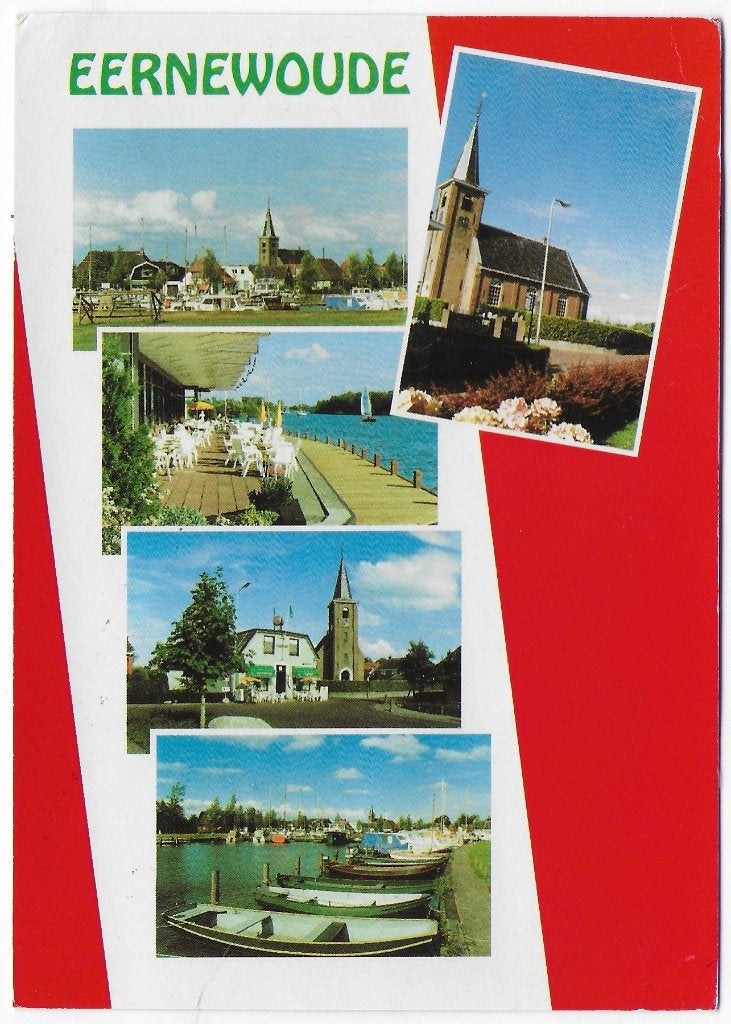 Eernewoude gelopen Ansichtkaart ( B2622 ), Ophalen of Verzenden, 1980 tot heden
