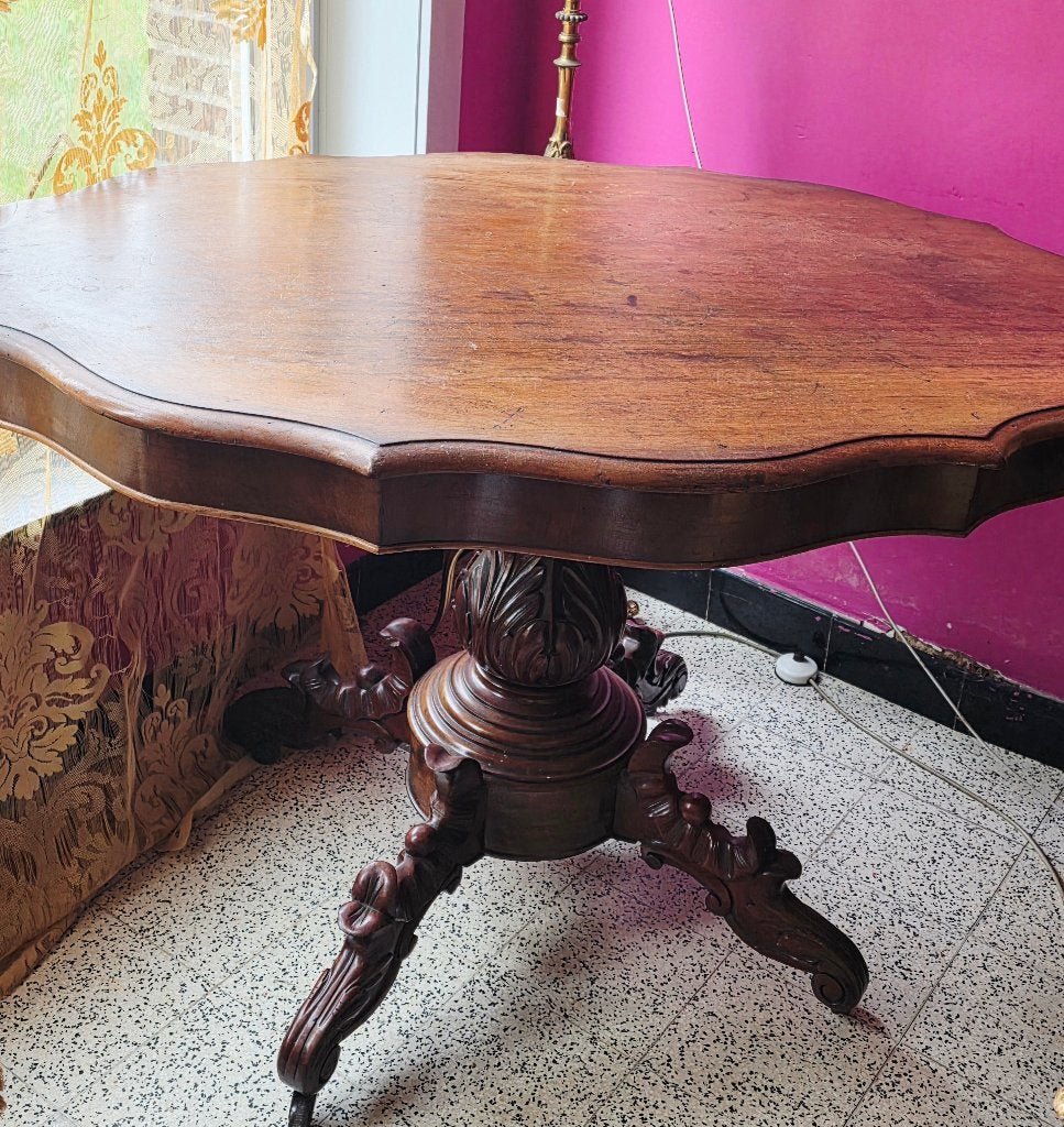19 eeuw mahoniehout koffietafel, Antiek en Kunst, Antiek | Meubels | Tafels, Ophalen