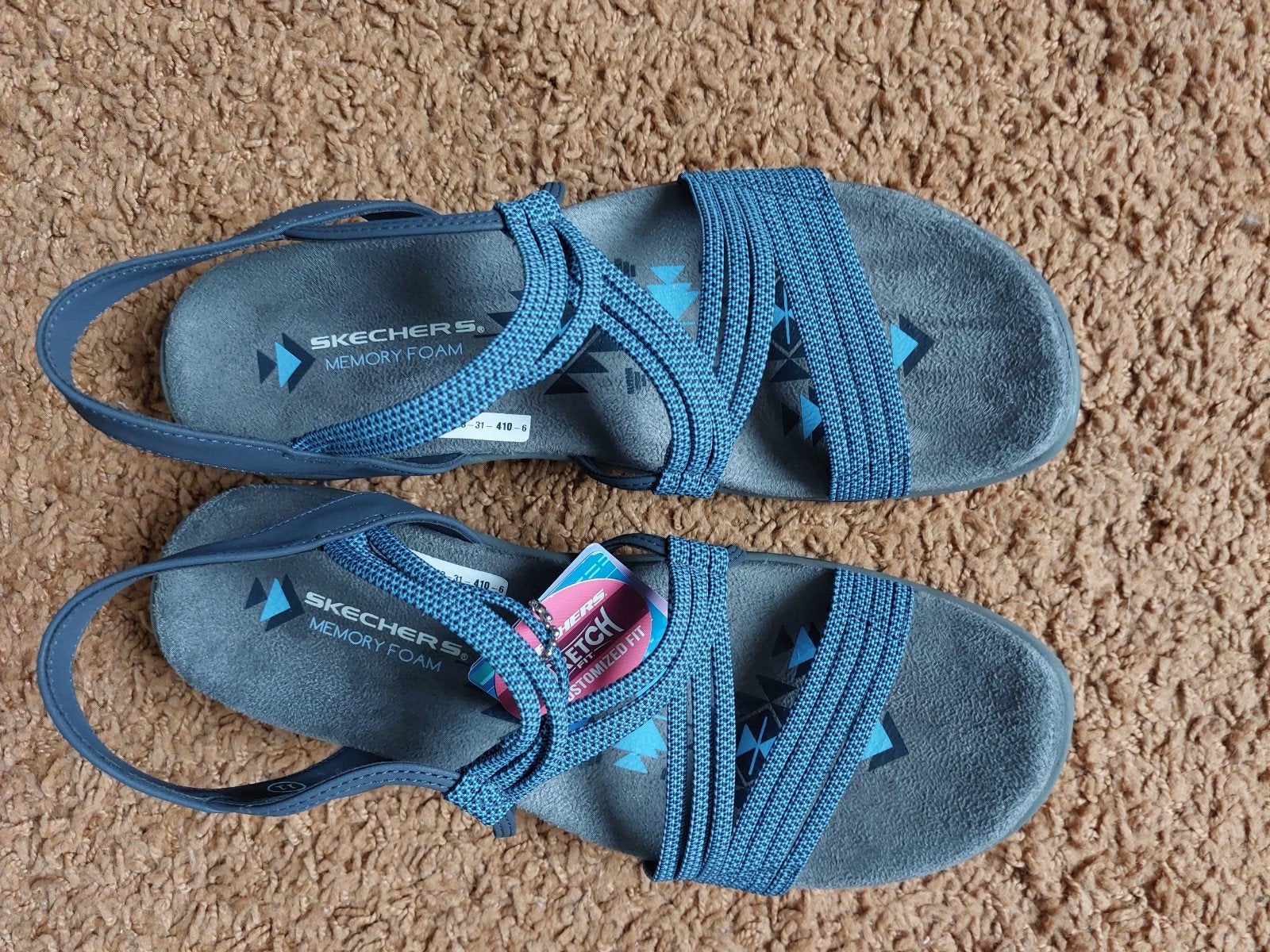 Splinternieuwe skechers maat 41 blauwe sandalen, Ophalen of Verzenden, Nieuw, Maat 34 (XS) of kleiner