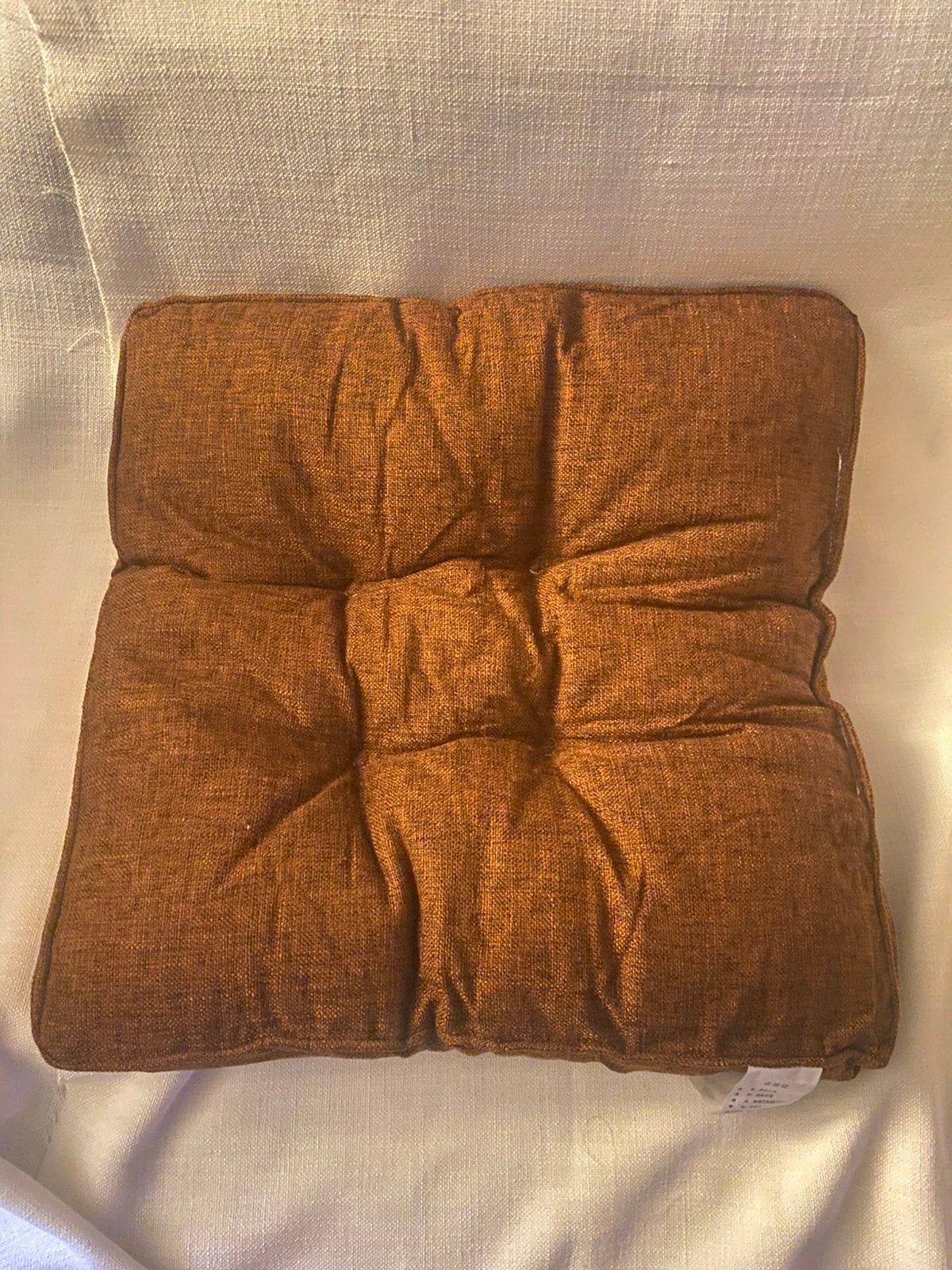 Outdoor Garden Round Cushion Ribbed Velvet Chair, Armchair, Ophalen of Verzenden, Nieuw