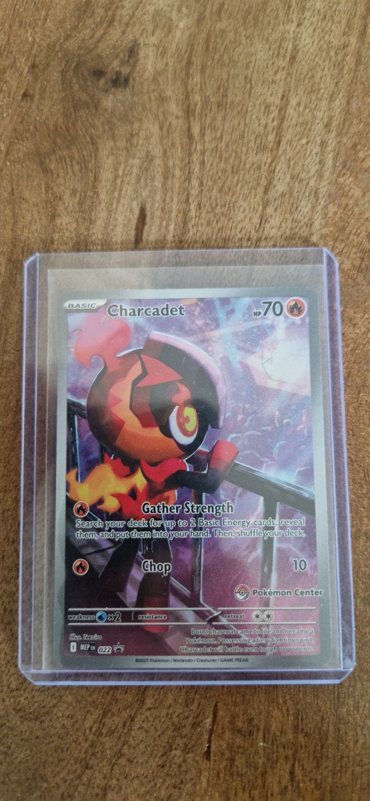 Charcadet MEP 022 - Pokémon Center Stamped., Ophalen of Verzenden, Zo goed als nieuw, Losse kaart
