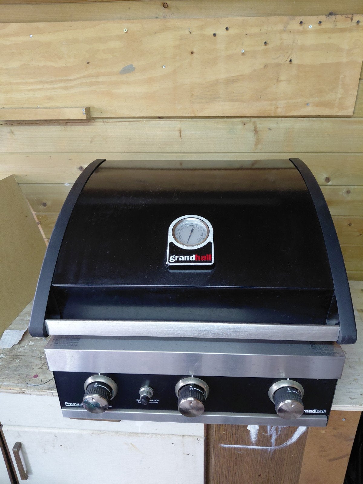 Grandhall gasbarbecue met accessoires en gasfles, Tuin en Terras, Ophalen, Gebruikt, Grandhall
