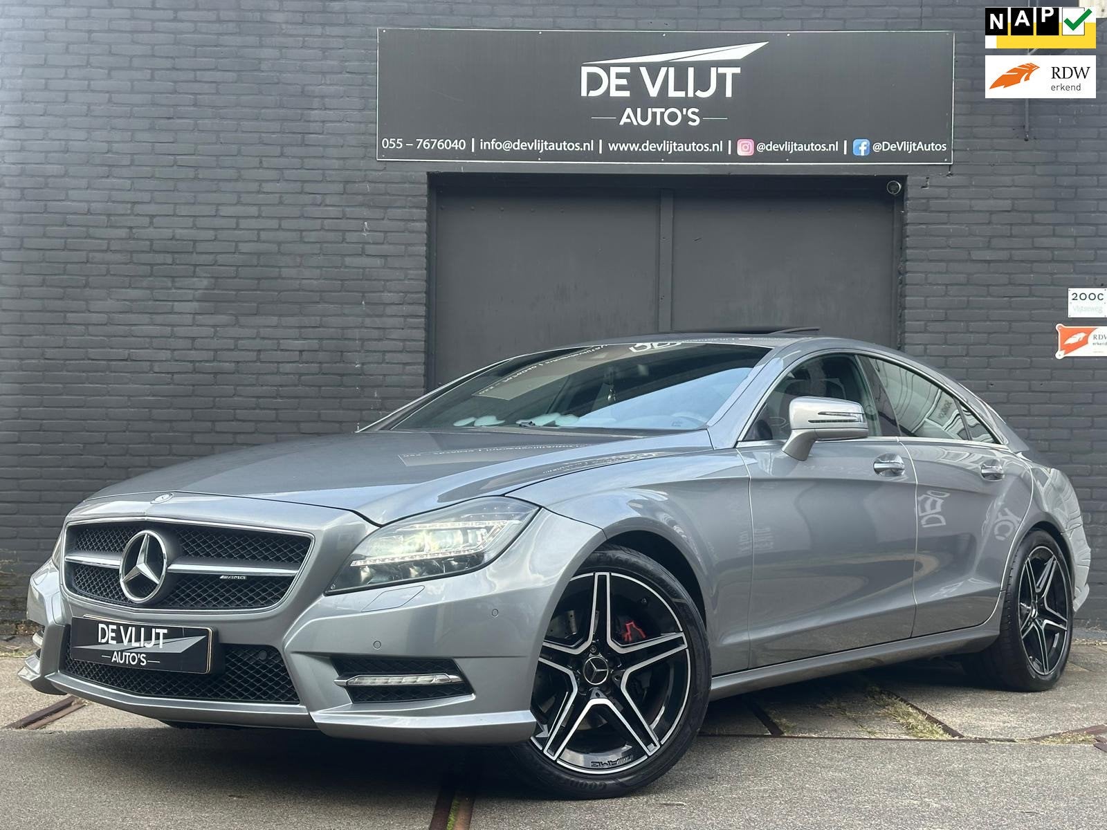 Mercedes-Benz CLS-klasse 350 CDI Amg | Schuifdak | Leer | Na, Automaat, Euro 5, Achterwielaandrijving, Gebruikt