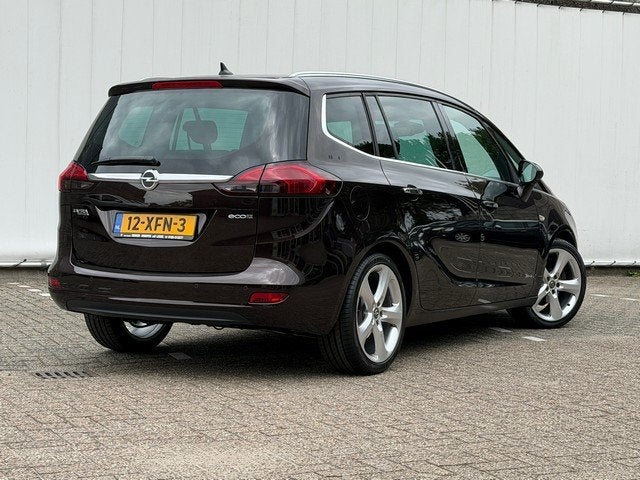 Opel Zafira Tourer 1.4 Turbo Cosmo met Navigatie, AGR, 19inc, Auto's, Opel, Stof, Zwart, 4 cilinders, Origineel Nederlands