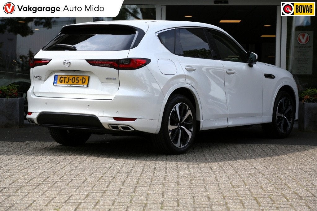 Mazda CX-60 2.5 e-SkyActiv PHEV Takumi | Pano | BOSE | Trekh, Auto's, Mazda, Gebruikt, Euro 6, 2500 kg, Wit