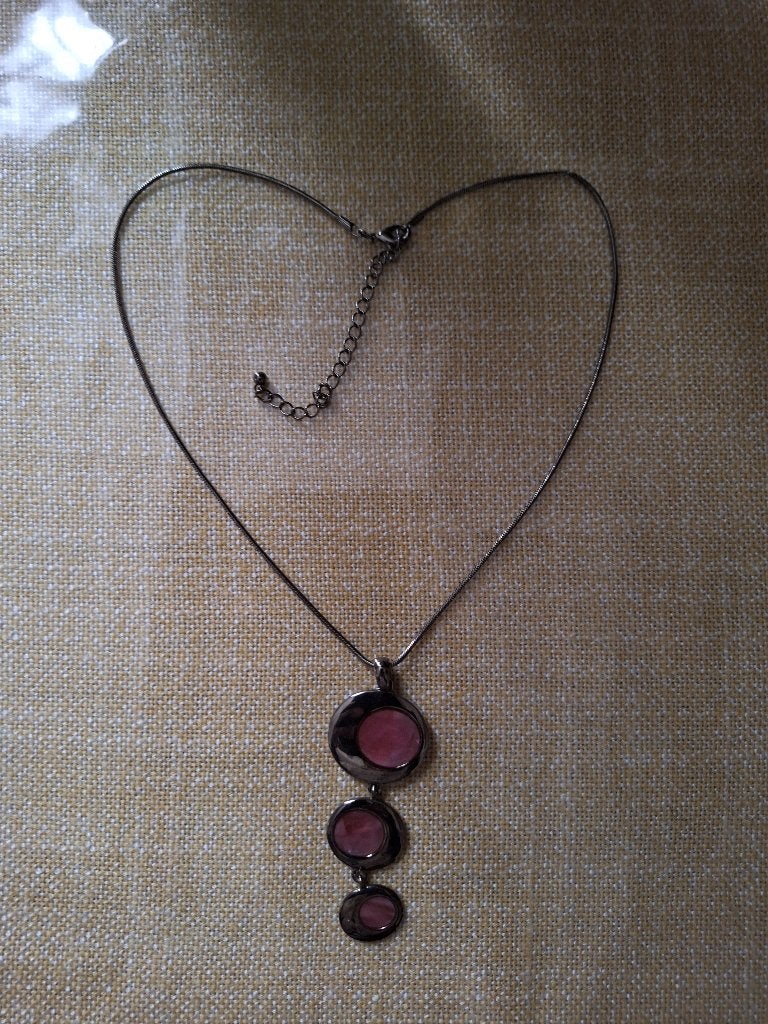 Mooie collier, Ophalen of Verzenden, Zo goed als nieuw, Paars, Overige materialen
