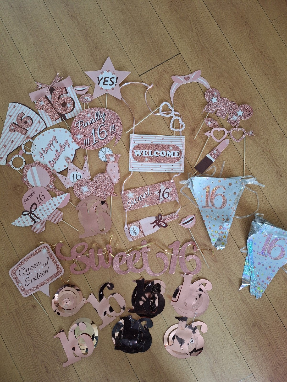 Sweet 16 versiering, Ophalen of Verzenden, Versiering