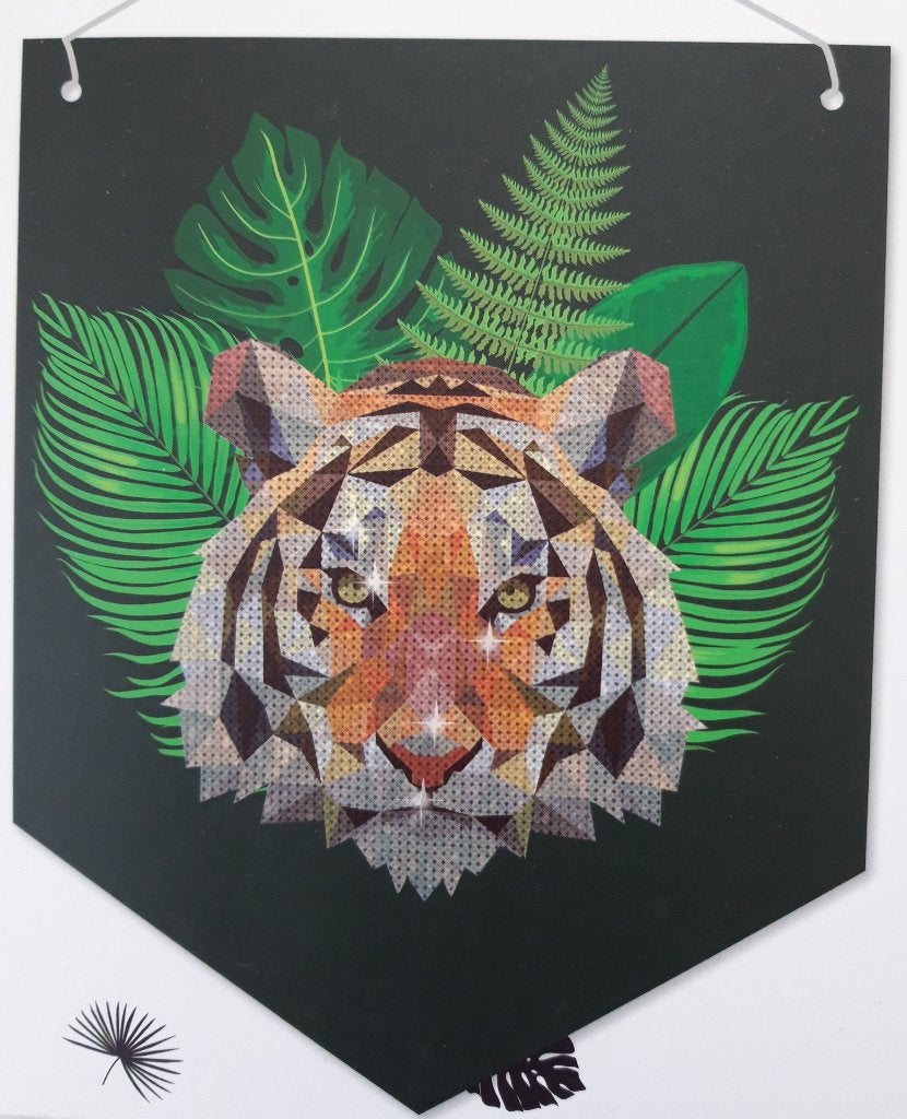 Diamond Painting Tijger 20x25 cm - Compleet Nieuw, O, O, Nieuw, Meerkleurig