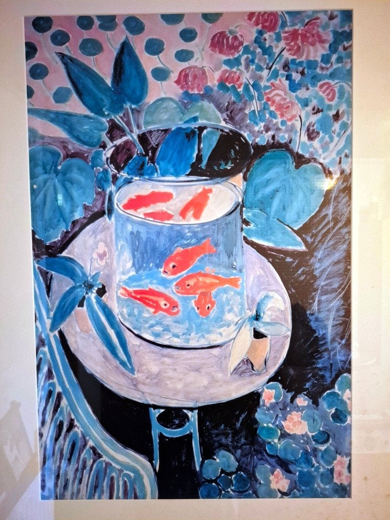 Henri Matisse Goldfish ingelijste kunstreproductie 7560 cm, Oorspronkelijke maker, Ophalen of Verzenden, 75 – 100, 50 tot 75 cm