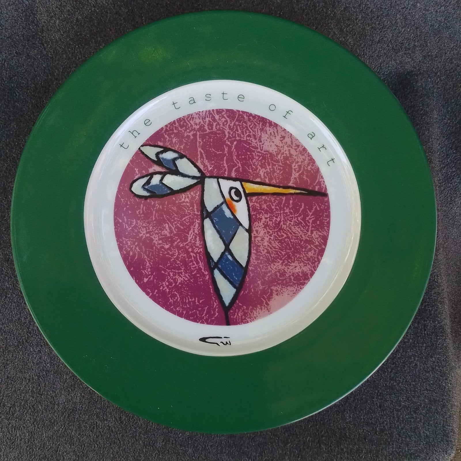 10 decoratieve kunstborden - 27cm, goede staat, Antiek en Kunst, Verzenden