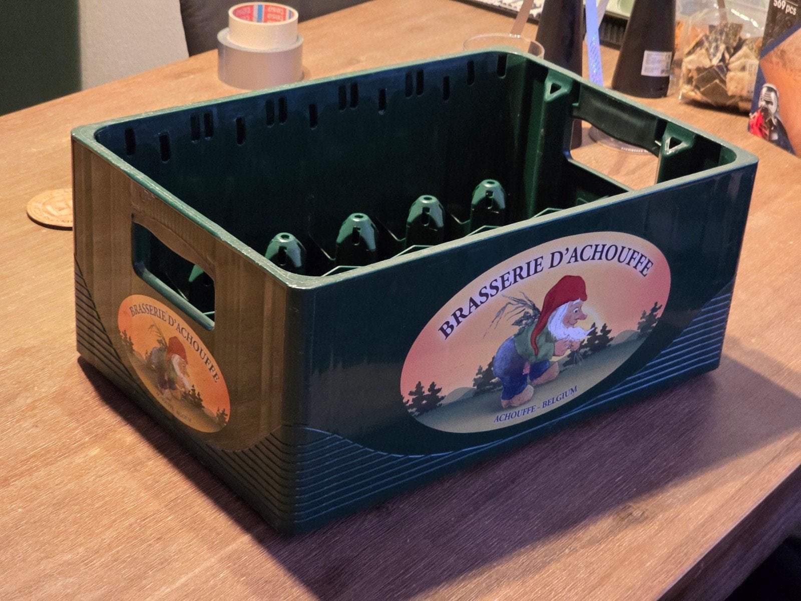 Chouffe krat, Verzamelen, Biermerken, Ophalen, Zo goed als nieuw, Overige typen, Overige merken