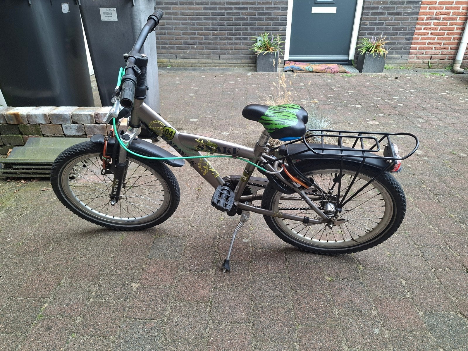 Batavus snake kinderfiets 20 inch, Ophalen, 20 inch of meer, Gebruikt, Velgrem
