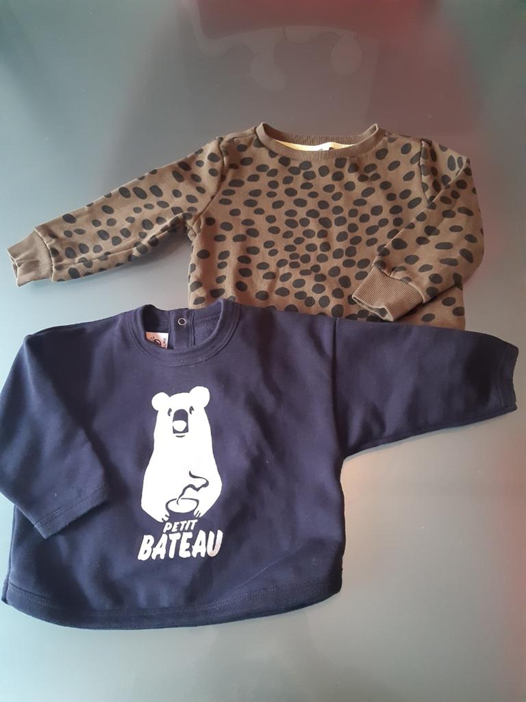 Diverse truitjes, vest, jasje en broekjes voor baby's, Ophalen of Verzenden, Gebruikt, Petit Bateau, Z8, Jongetje of Meisje
