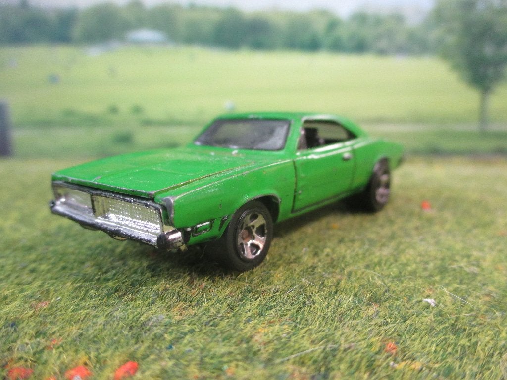 1968 Dodge Charger - Mattel Hot Wheels, Ophalen of Verzenden, Gebruikt, Auto