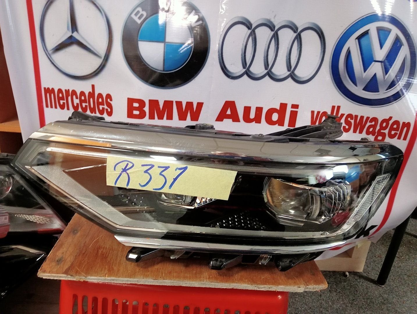 VW PASSAT 3G B8 FACELIFT VOL LED KOPLAMP LINKS 3G1941081P ka, Gebruikt, -, Volkswagen, -