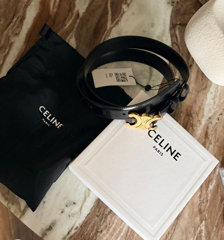 Celine triomphe riem, Ophalen of Verzenden, Nieuw, Zwart, 100 cm of meer