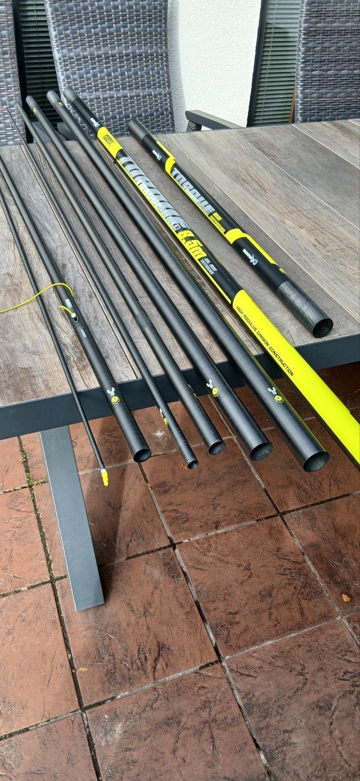 Matrix Torque 8.5 m, Ophalen, Zo goed als nieuw, Vaste hengel