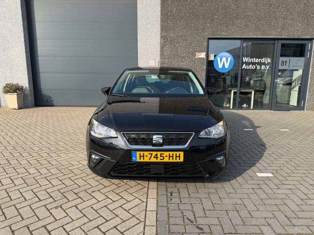 Seat Ibiza 1.0 Airco, Zwart, Cruise, Lane-Assist, Carplay, Auto's, Seat, Voorwielaandrijving, Euro 6, Bedrijf, Handgeschakeld