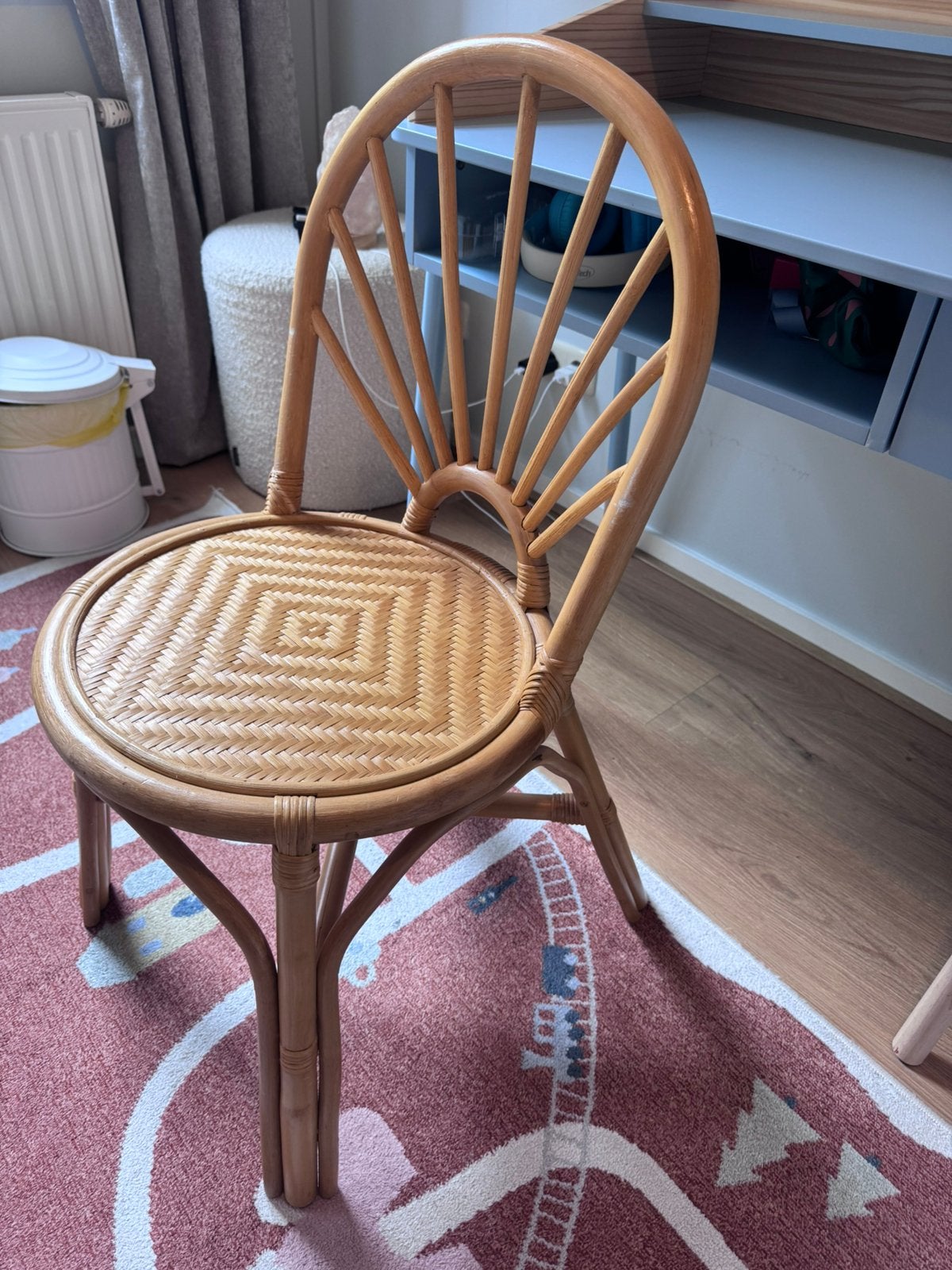 Vertbaudet rotan kinderstoel – niet meer verkrijgbaar, Ophalen of Verzenden, Gebruikt, Stoel(en)
