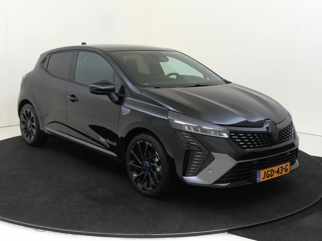 Renault Clio 1.6 E-Tech Full Hybrid 145 PK esprit Alpine Aut, Auto's, Euro 6, Leder en Stof, Zwart, Origineel Nederlands
