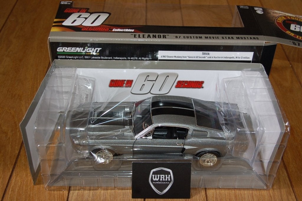 1:18 FORD MUSTANG GT500 ELEANOR Greenlight WRH, Verzenden, Zo goed als nieuw, Auto, Overige merken