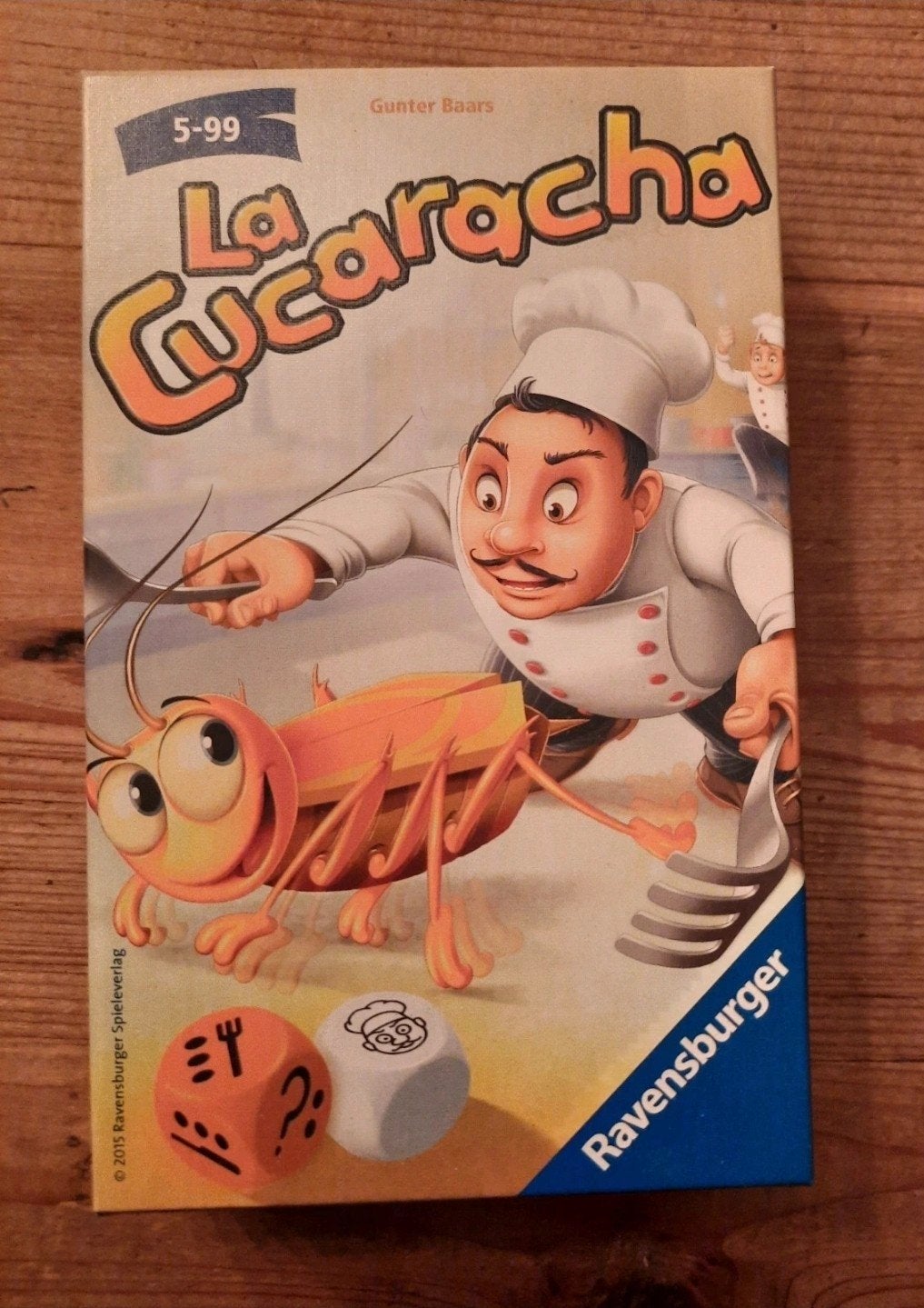 La Cucaracha Reisspel - Compact Kakkerlakkenplezier, Ophalen of Verzenden, Zo goed als nieuw, Ravensburger, Een of twee spelers