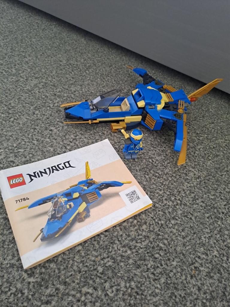 Lego Ninjago 71784 lightning jet EVO, Compleet, Gebruikt, Lego, Ophalen of Verzenden