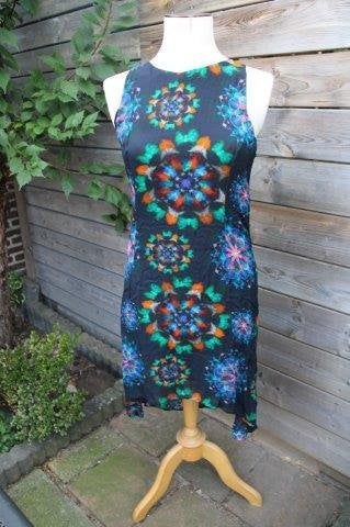 Jurk zwart/ kleur Desigual mt 40 vaste prijs OPRUIMING, Maat 38/40 (M), Zwart, Ophalen of Verzenden, Zo goed als nieuw