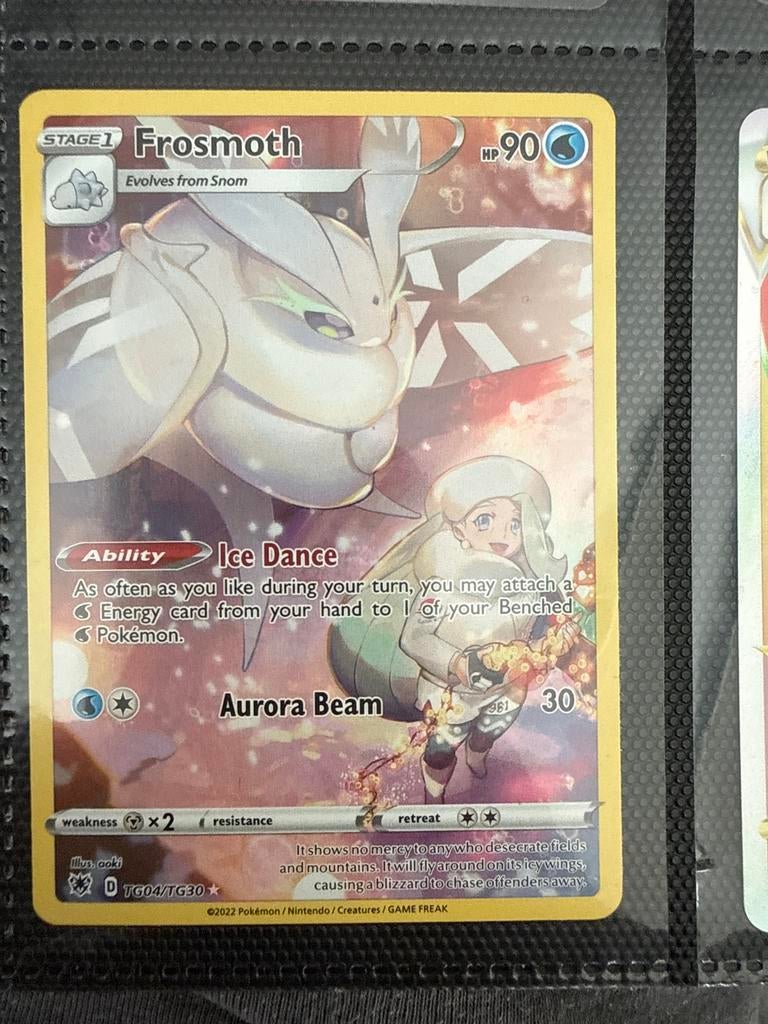 Pokémon Kaart Frosmoth TG04/TG30, Ophalen of Verzenden, Zo goed als nieuw, Losse kaart