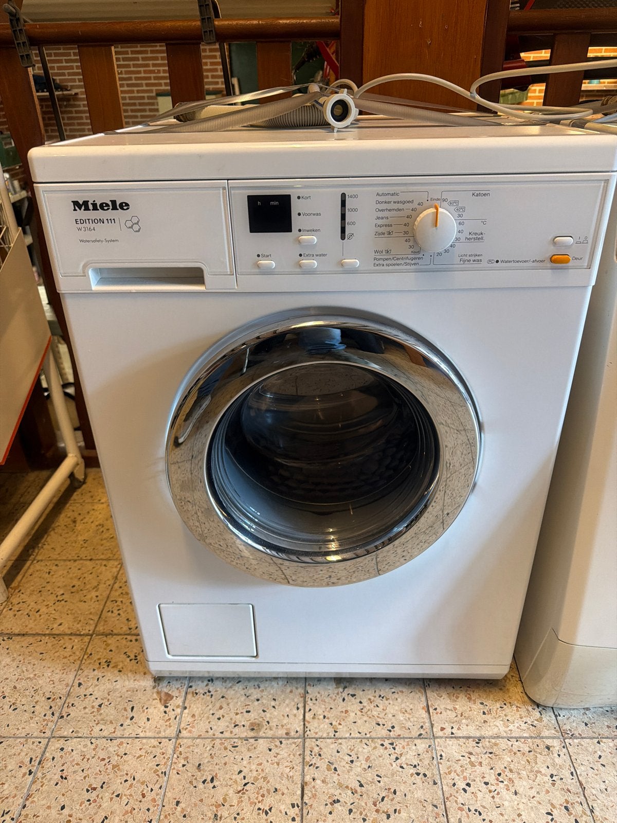 Miele W3164 Edition 111 Wasmachine - Voorlader, Witgoed en Apparatuur, Ophalen, Gebruikt, Voorlader, 85 tot 90 cm