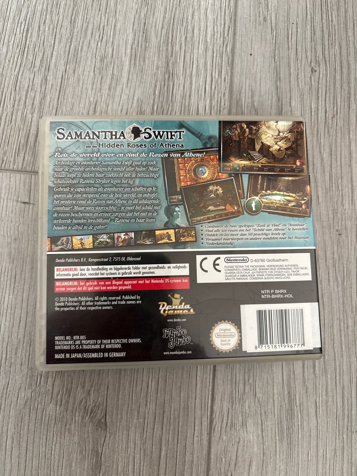 Samantha Swift and the Hidden Roses of Athena - Nintendo DS, Spelcomputers en Games, Met games, Overige modellen, Overige kleuren