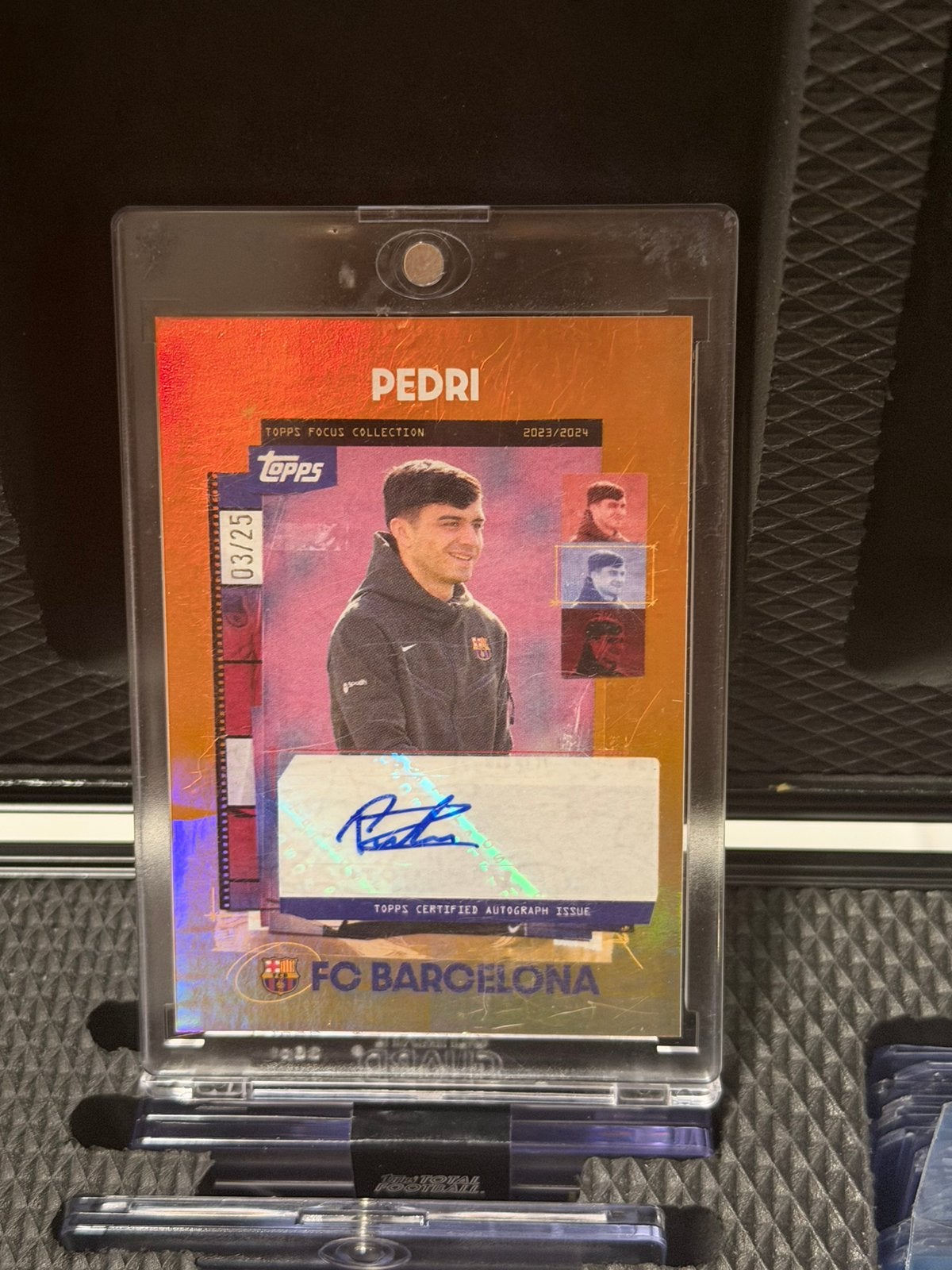 Pedri Auto /25 Topps Focus 2023/24 Snapshot Autograph Orange, Ophalen of Verzenden, Zo goed als nieuw