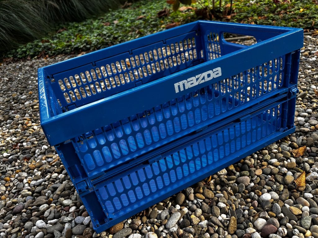 Mazda vouwkrat  (jaren '80 met logo) - origineel dealer-item, Ophalen, Gebruikt